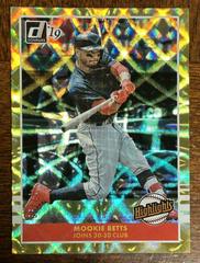 Mookie Betts [Gold] Baseball Cards 2019 Panini Donruss Highlights Prices