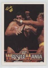 Hulk Hogan, Andre the Giant Wrestling Cards 1990 Classic WWF The History of Wrestlemania Prices