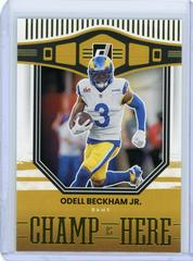 Odell Beckham Jr. Football Cards 2022 Panini Donruss Champ is Here Prices