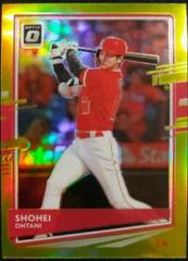 Shohei Ohtani [Lime Green] #118 Baseball Cards 2020 Panini Donruss Optic Prices