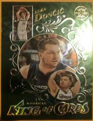 Luka Doncic [Emerald] Basketball Cards 2021 Panini Illusions King of Cards Prices