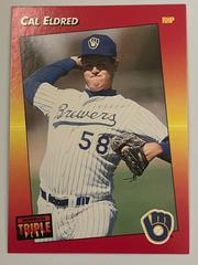 Cal Eldred #213 Baseball Cards 1992 Panini Donruss Triple Play Prices