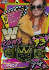 Becky Lynch [Orange] #12 Wrestling Cards 2021 Topps Slam Attax Chrome WWE Prices