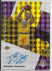 Dwight Howard [Gold] #AM-DWH Basketball Cards 2019 Panini Mosaic Autographs Prices
