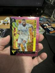 Karim Benzema [Pink Wave] #284 Soccer Cards 2021 Panini Chronicles La Liga Prices