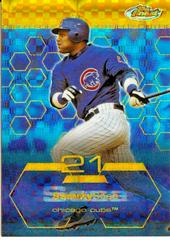 Sammy Sosa [Gold Xfractor] #1 Baseball Cards 2003 Finest Prices