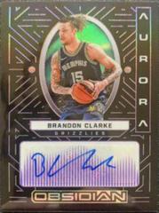 Brandon Clarke [Purple] Basketball Cards 2021 Panini Obsidian Aurora Autographs Prices