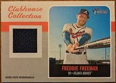 Freddie Freeman Baseball Cards 2019 Topps Heritage Clubhouse Collection Relics Prices
