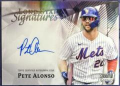 Pete Alonso Baseball Cards 2022 Stadium Club Chrome Lone Star Signatures Prices