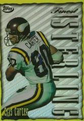 Cris Carter [Refractor] Football Cards 1996 Topps Finest Prices