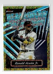 Ronald Acuna Jr. [Gold Mini Diamond] #FH-4 Baseball Cards 2023 Topps Finest Headliners Prices