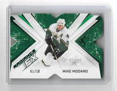 Mike Modano [Green] #RFX-12 Hockey Cards 2022 SPx Radiance FX Prices