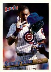 Sammy Sosa #20 Baseball Cards 1996 Bazooka Prices