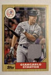 Giancarlo Stanton #87BR-GS Baseball Cards 2022 Topps 1987 Series 2 Relics Prices