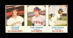 Barr, Harrah, Milner [Hand Cut Panel] Baseball Cards 1975 Hostess Prices