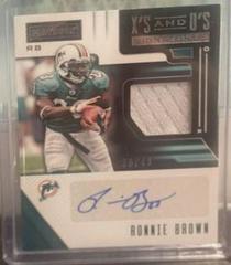 Ronnie Brown #XOS-RB Football Cards 2018 Panini Playbook X's and O's Signatures Prices