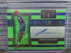 Gerald Wilkins [Green Prizm] #IF-GWL Basketball Cards 2021 Panini Select In Flight Signatures Prices