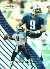 Steve McNair [Class 1] Football Cards 2000 Topps Gold Label Prices