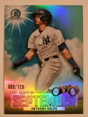 Anthony Volpe [Aqua] Baseball Cards 2023 Bowman Sights on September Prices