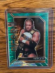 Triple H [Green Pulsar Prizm] #9 Wrestling Cards 2022 Panini Prizm WWE Gold Prices