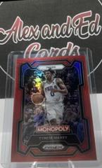 Tyrese Maxey [Red] Basketball Cards 2023 Panini Prizm Monopoly Prices