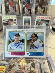 Dave Winfield, Anthony Volpe Baseball Cards 2023 Topps Heritage Real One Dual Autographs Prices