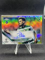 Pedro Goncalves [Gold Refractor] #CA-PG Soccer Cards 2021 Topps Chrome UEFA Champions League Autographs Prices
