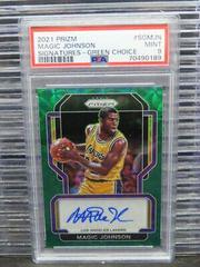 Magic Johnson [Choice Green Prizm] #SG-MJN Basketball Cards 2021 Panini Prizm Signatures Prices