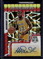 Magic Johnson [Choice Red Yellow] Basketball Cards 2021 Panini Mosaic Autographs Prices