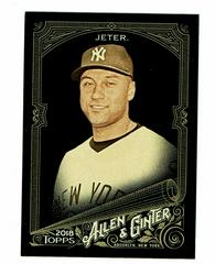 Derek Jeter Baseball Cards 2018 Topps Allen & Ginter X Prices
