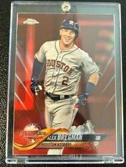 Alex Bregman [Red Refractor] #HMT82 Baseball Cards 2018 Topps Chrome Update Prices