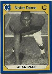 Alan Page #125 Football Cards 1990 Notre Dame Collegiate Collection Prices