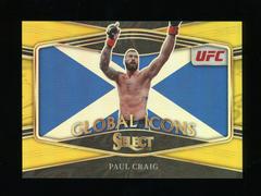Paul Craig [Gold] Ufc Cards 2022 Panini Select UFC Global Icons Prices