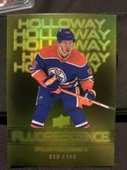 Dylan Holloway [Gold] Hockey Cards 2022 Upper Deck Fluorescence Prices