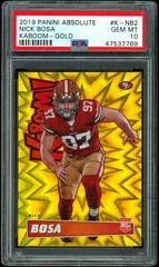 Nick Bosa [Gold] #K-NB2 Football Cards 2019 Panini Absolute Kaboom Prices