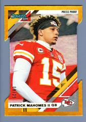 Patrick Mahomes II [Gold Die Cut Press Proof] #1 Football Cards 2019 Donruss Prices