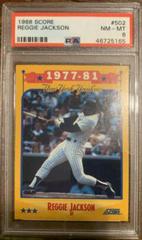 Reggie Jackson Baseball Cards 1988 Score Prices