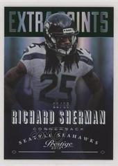 Richard Sherman [Extra Points Green] #181 Football Cards 2013 Panini Prestige Prices