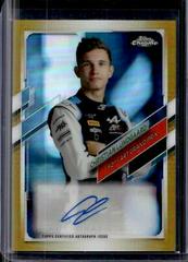 Christian Lundgaard [Gold] #CA-CLU Racing Cards 2021 Topps Chrome Formula 1 Autographs Prices