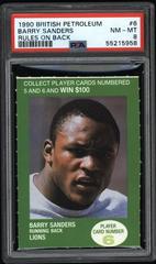 Barry Sanders [Rules on Back] Football Cards 1990 British Petroleum Prices