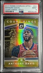 Anthony Davis [Gold] Basketball Cards 2017 Panini Donruss Optic Court Kings Prices