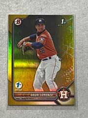 Dauri Lorenzo [Gold Foil] #BPPF-11 Baseball Cards 2022 Bowman 1st Edition Prices