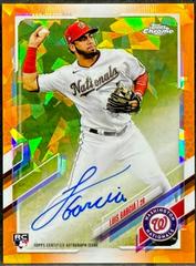 Luis Garcia [Orange] #RA-LG Baseball Cards 2021 Topps Chrome Sapphire Rookie Autographs Prices