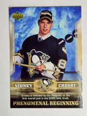 Sidney Crosby [Gold] #1 Hockey Cards 2005 Upper Deck Phenomenal Beginnings Prices