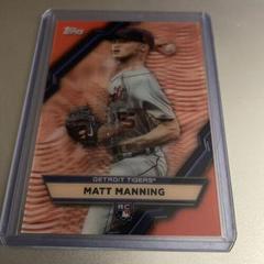 Matt Manning Baseball Cards 2022 Topps 3D Rookie Class Motion Prices