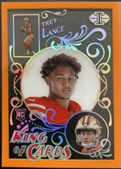 Trey Lance [Orange] Football Cards 2021 Panini Illusions King of Cards Prices