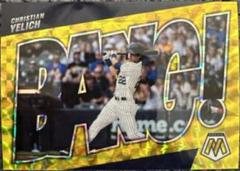 Christian Yelich [Reactive Yellow] #BG-6 Baseball Cards 2022 Panini Mosaic Bang Prices
