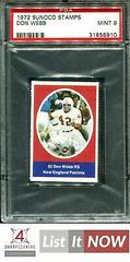 Don Webb Football Cards 1972 Sunoco Stamps Prices