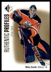 Mike Smith [Gold] #AP-10 Hockey Cards 2021 SP Authentic Profiles Prices
