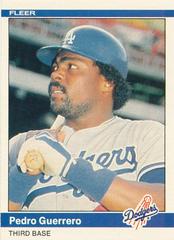 Pedro Guerrero Baseball Cards 1984 Fleer Prices